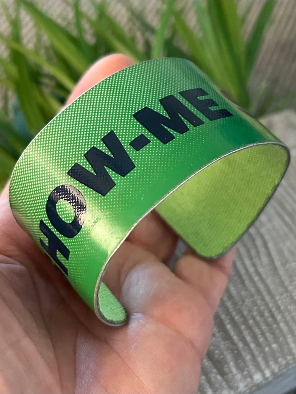 License plate Wristband Cuff Show Me State NEW handmade soft t-shirt interior OS